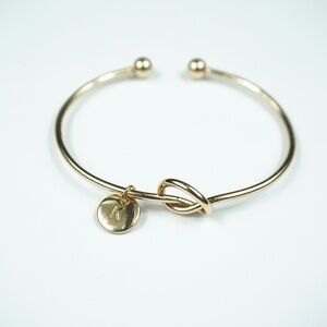Tie The Knot Gold K Gift Bridesmaid Bracelet